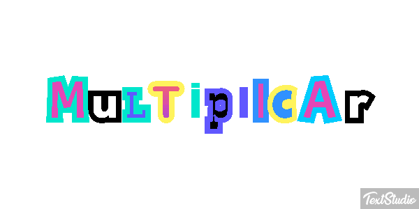 Multiplicar Текстовый эффект