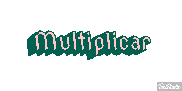 Multiplicar Текстовый эффект