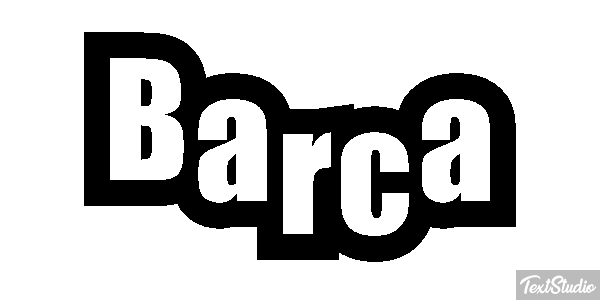 Barca Efekt tekstowy