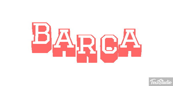 Barca Efekt tekstowy