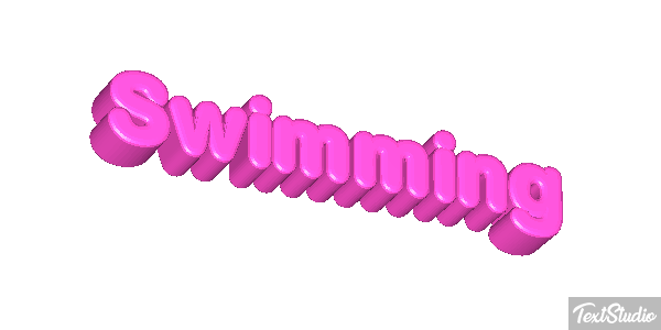 Swimming Text effect