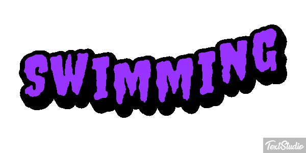 Swimming Text effect