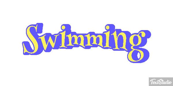 Swimming Text effect