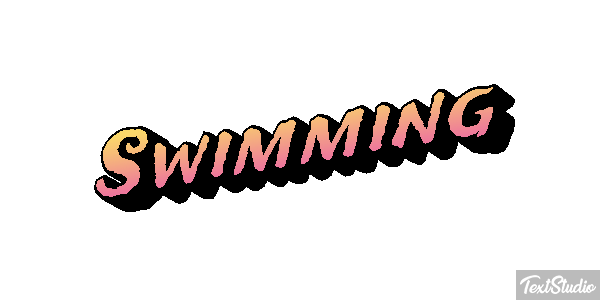 Swimming Text effect