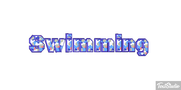 Swimming Text effect