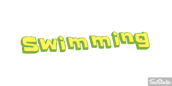 Swimming Text effect