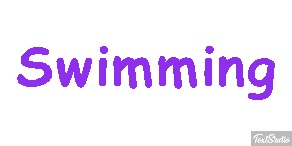 Swimming Text effect