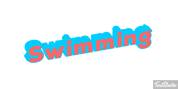 Swimming Text effect