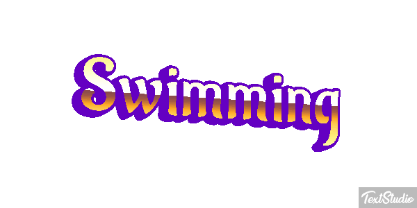 Swimming Text effect