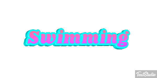 Swimming Text effect