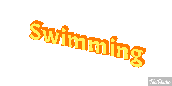 Swimming Text effect