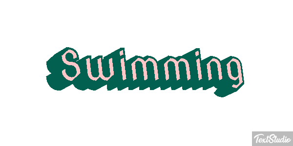 Swimming Text effect