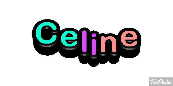 Celine Text effect