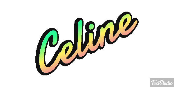 Celine Text effect