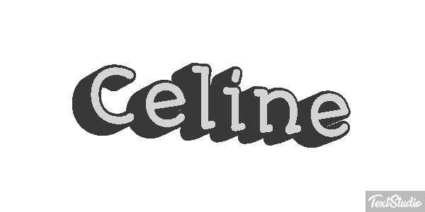 Celine Text effect