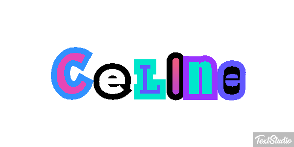 Celine Text effect