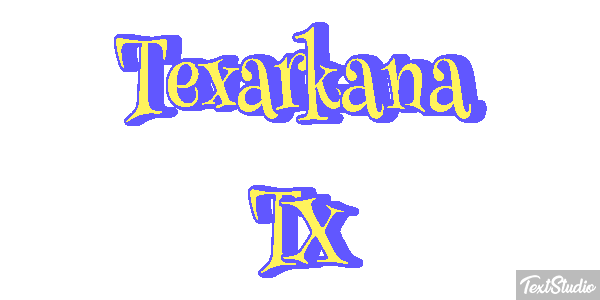 Texarkana TX Effetto testo