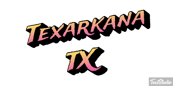 Texarkana TX Effetto testo