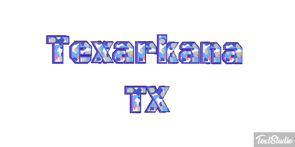 Texarkana TX Effetto testo