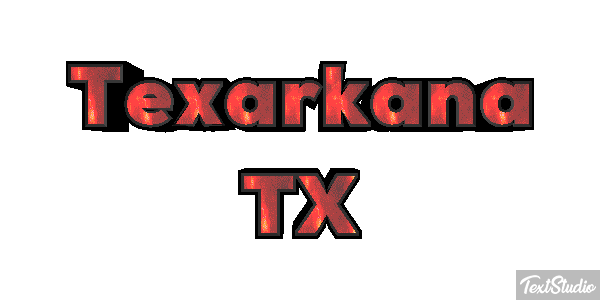Texarkana TX Effetto testo