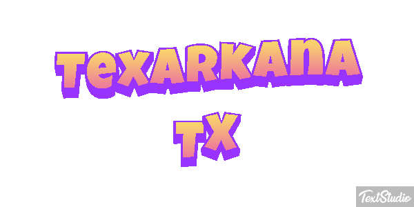Texarkana TX Effetto testo