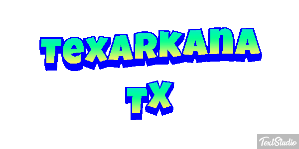 Texarkana TX Effetto testo