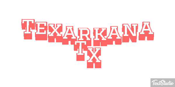 Texarkana TX Effetto testo