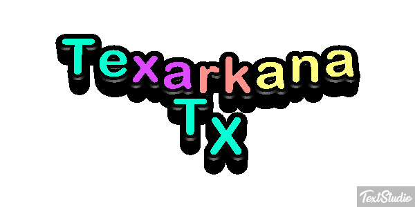 Texarkana TX Effetto testo