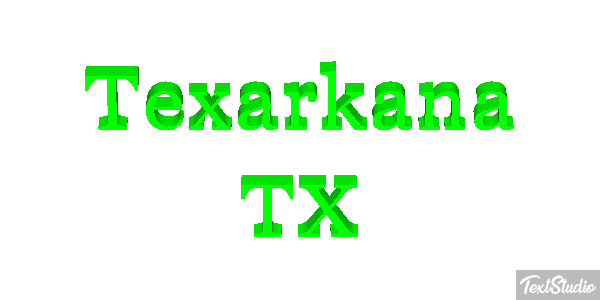 Texarkana TX Effetto testo