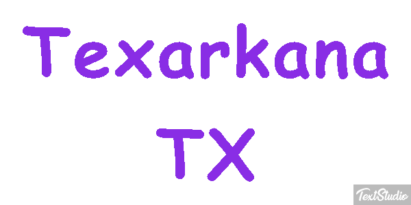 Texarkana TX Effetto testo