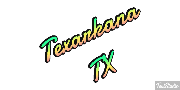 Texarkana TX Effetto testo