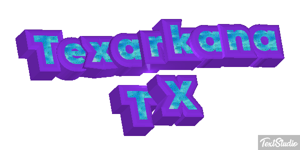 Texarkana TX Effetto testo