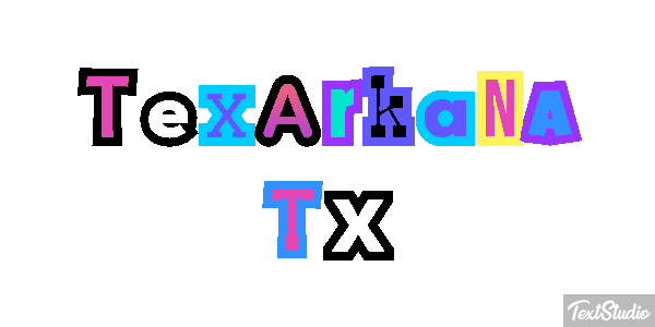 Texarkana TX Effetto testo