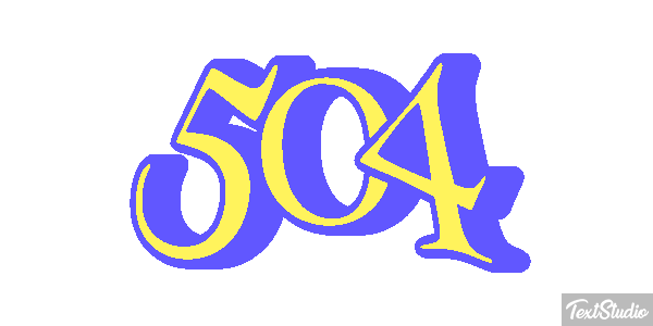 504 Efecto de texto