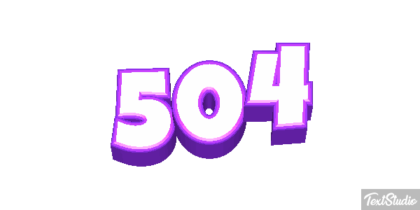 504 Efecto de texto