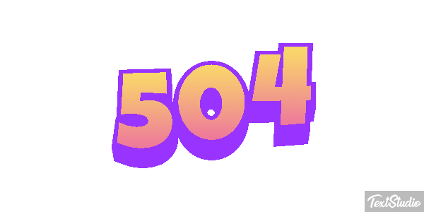 504 Efecto de texto