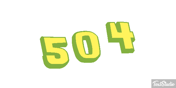 504 Efecto de texto