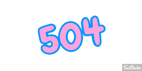 504 Efecto de texto