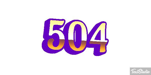 504 Efecto de texto