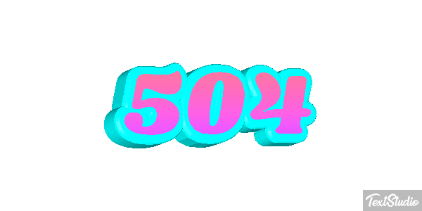 504 Efecto de texto