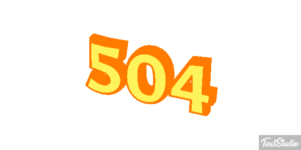 504 Efecto de texto