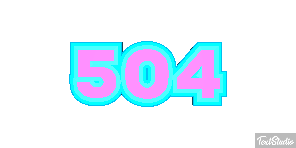 504 Efecto de texto