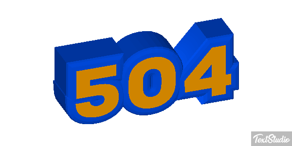 504 Efecto de texto