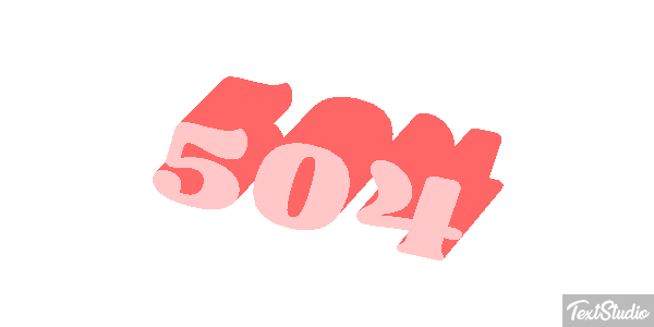 504 Efecto de texto