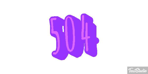 504 Efecto de texto