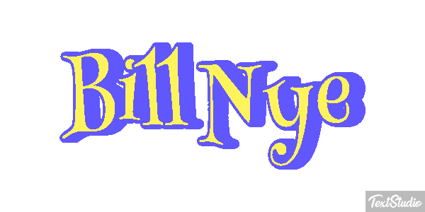 Bill Nye テキスト効果