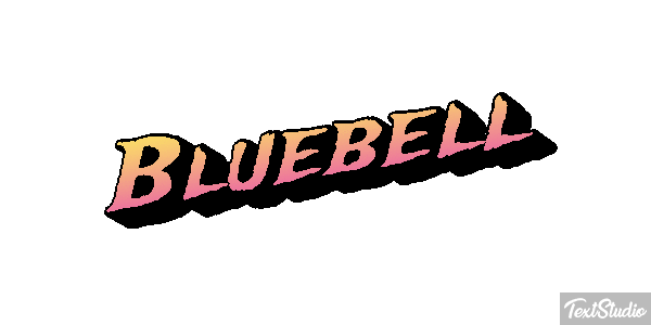 Bluebell Texteffekt