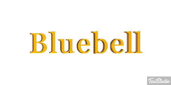 Bluebell Texteffekt