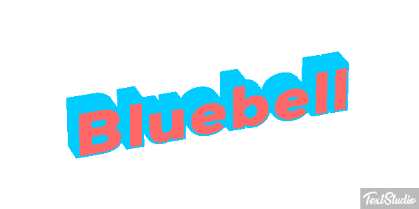 Bluebell Texteffekt