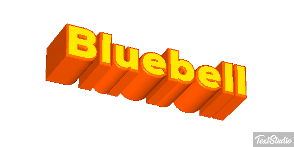 Bluebell Texteffekt